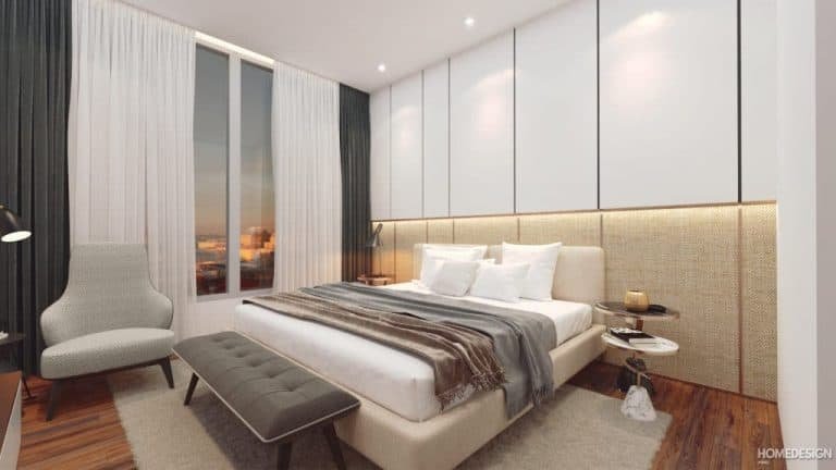 Bedroom interior by HDP in Lucknow