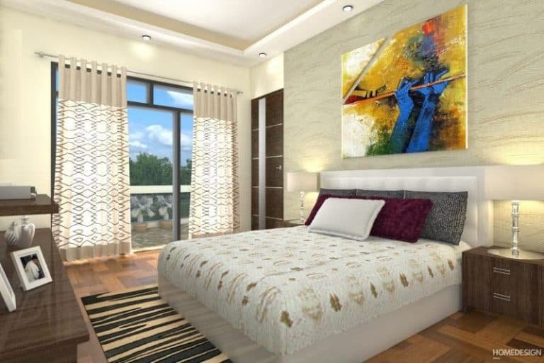Bedroom interior by HDP in Lucknow