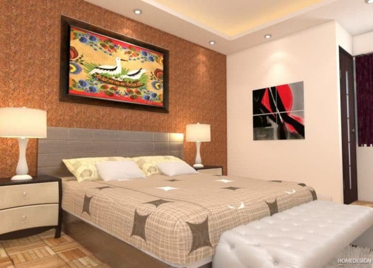 Bedroom interior by HDP in Lucknow