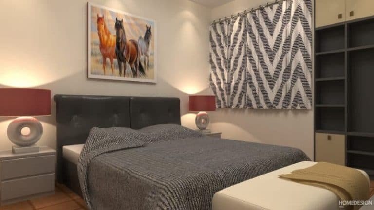 Bedroom interior by HDP in Lucknow