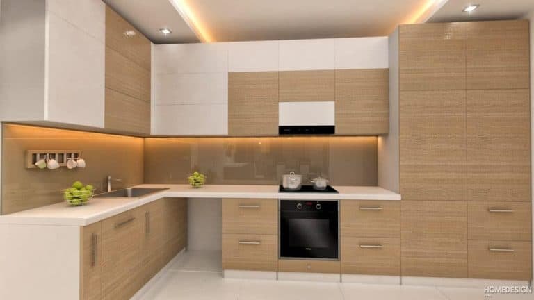 Modular kitchen designed by HDP in Lucknow