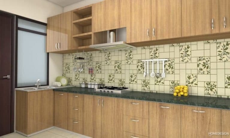 Modular kitchen designed by HDP in Lucknow