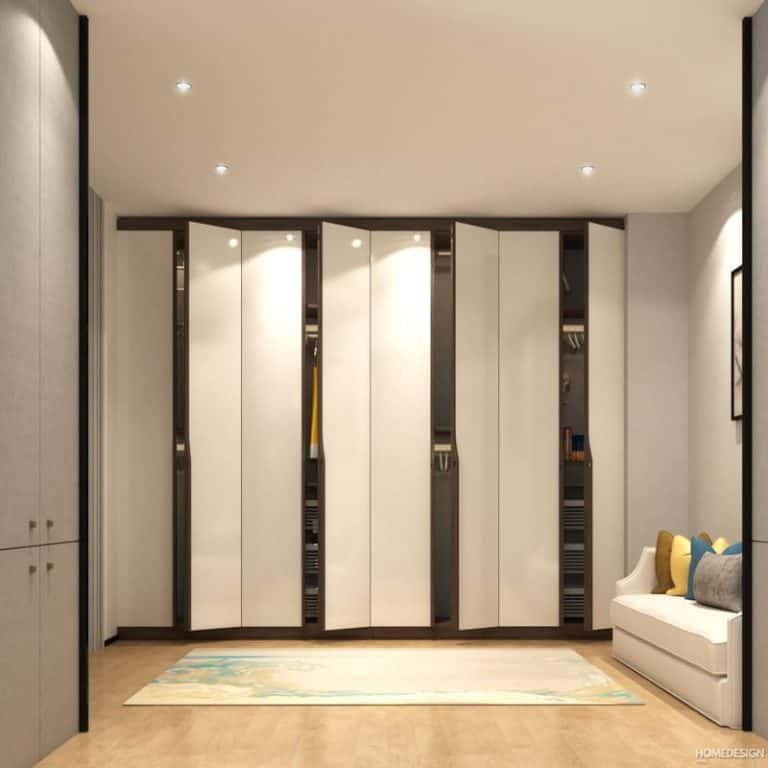 Fitted wardrobe designed by HDP in Lucknow