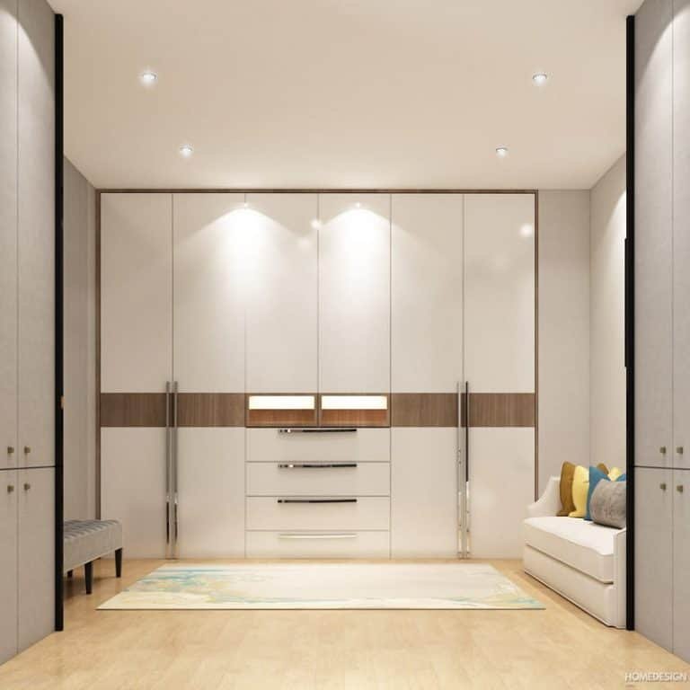 Fitted wardrobe designed by HDP in Lucknow
