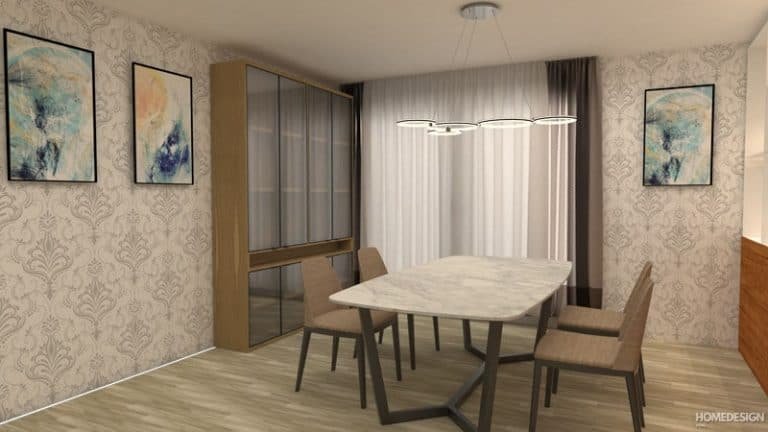 Dining area interior by HDP in Lucknow