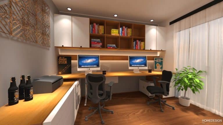 Home office interior by HDP in Lucknow