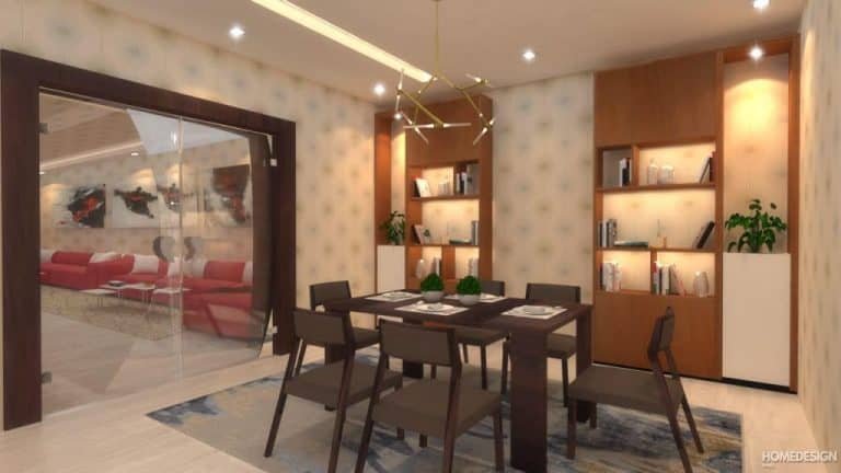 Dining area interior by HDP in Lucknow