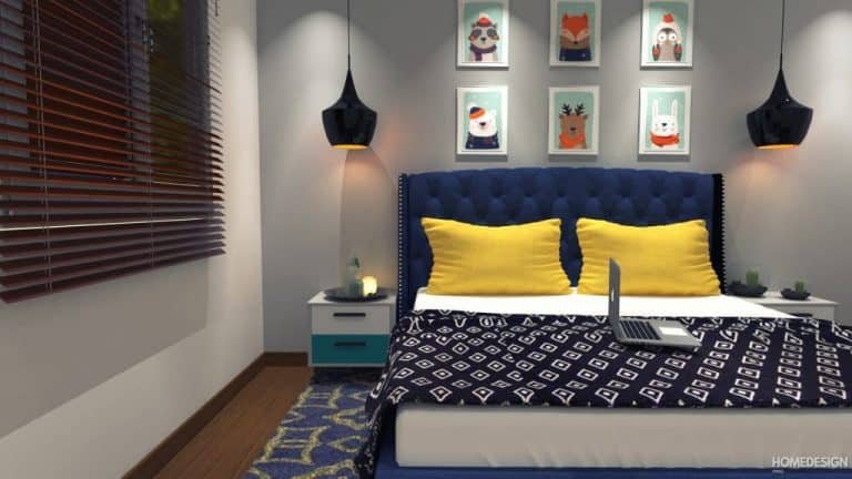 simple design of bedroom