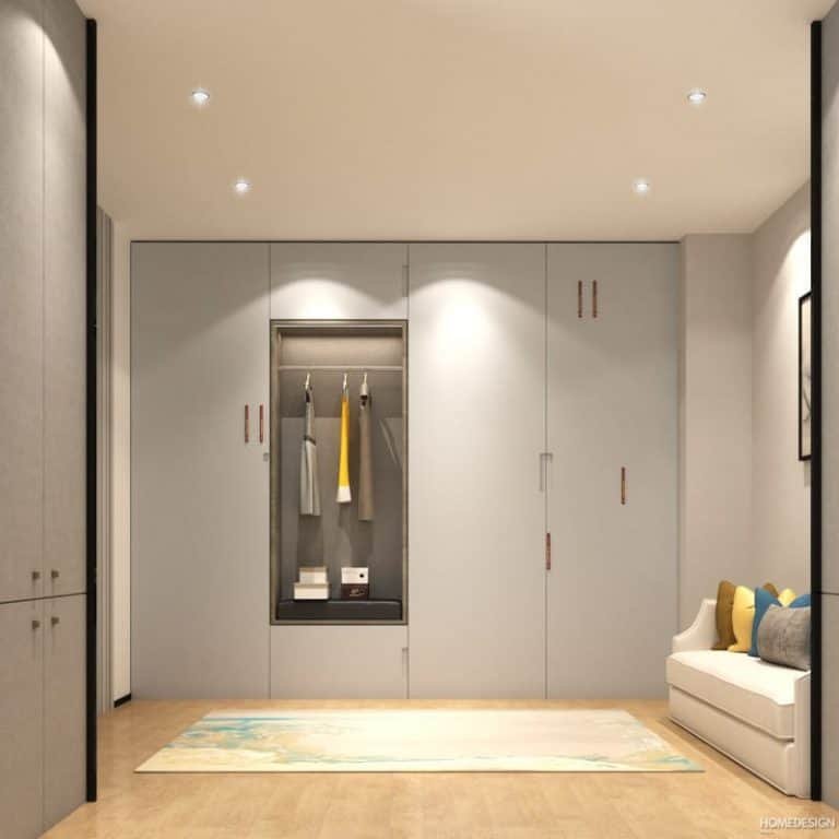 Fitted wardrobe designed by HDP in Lucknow