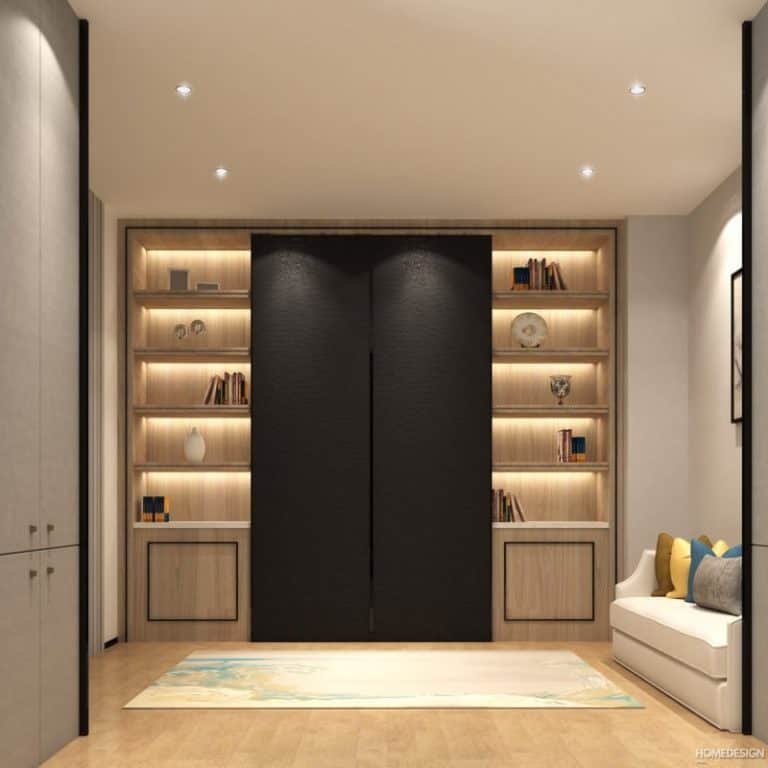 Fitted wardrobe designed by HDP in Lucknow