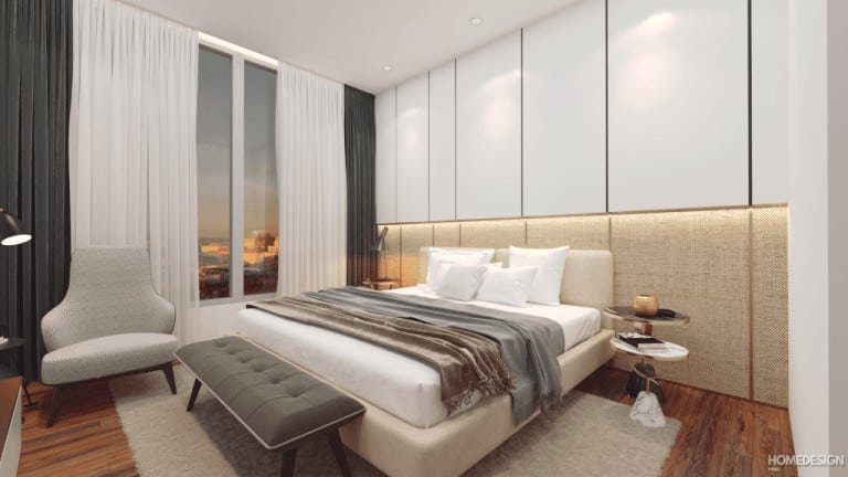 Bedroom interior by HDP in Lucknow