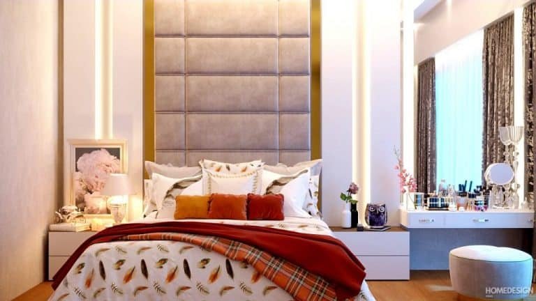 Bedroom interior by HDP in Lucknow