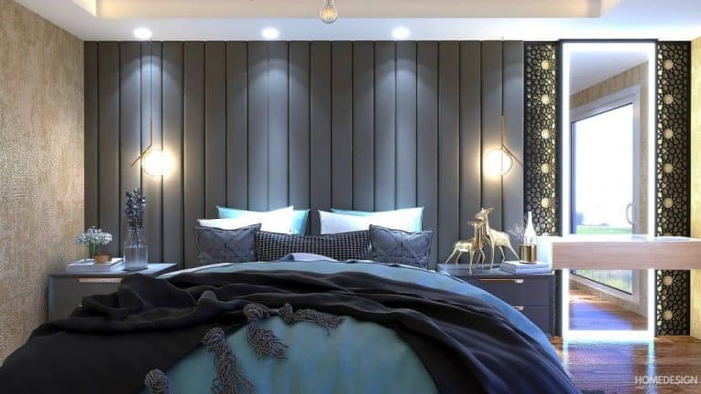 Bedroom interior by HDP in Lucknow