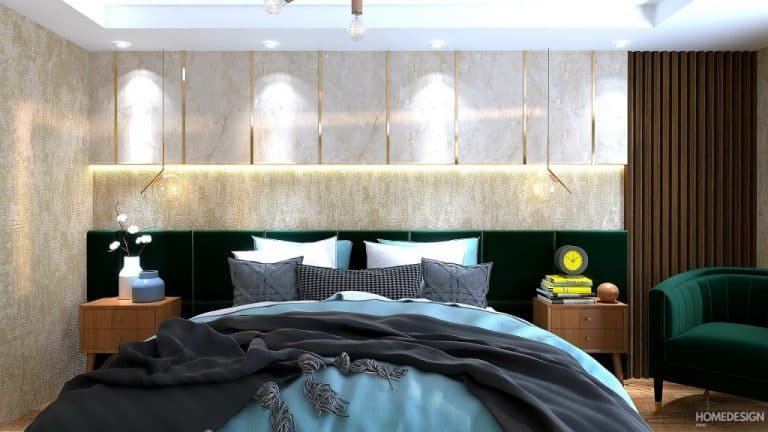 Bedroom interior by HDP in Lucknow