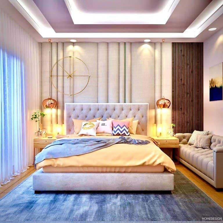Bedroom interior by HDP in Lucknow