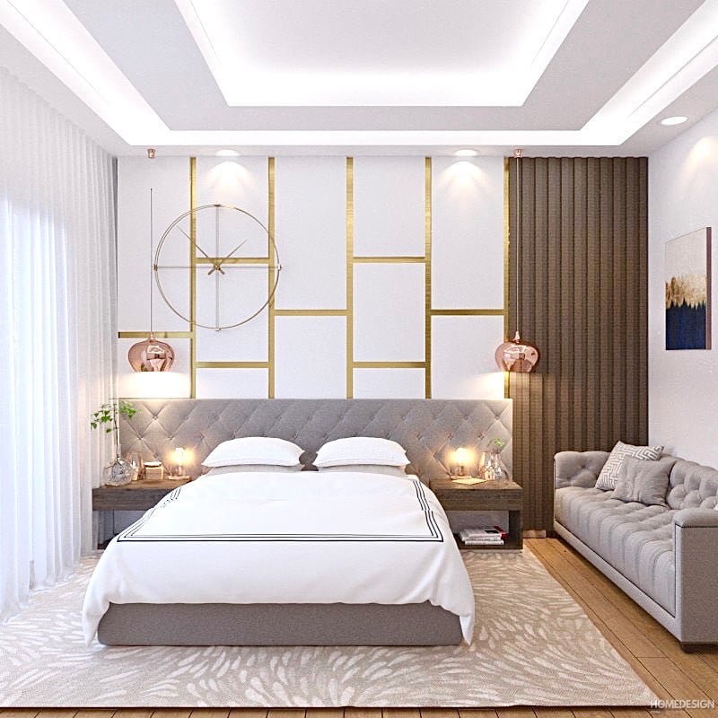 false ceiling design in bedroom