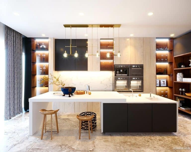 Modular kitchen designed by HDP in Lucknow